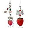 Sweet Strawberry Bead Charm for Mobiles and Key Holders Phone Lanyards