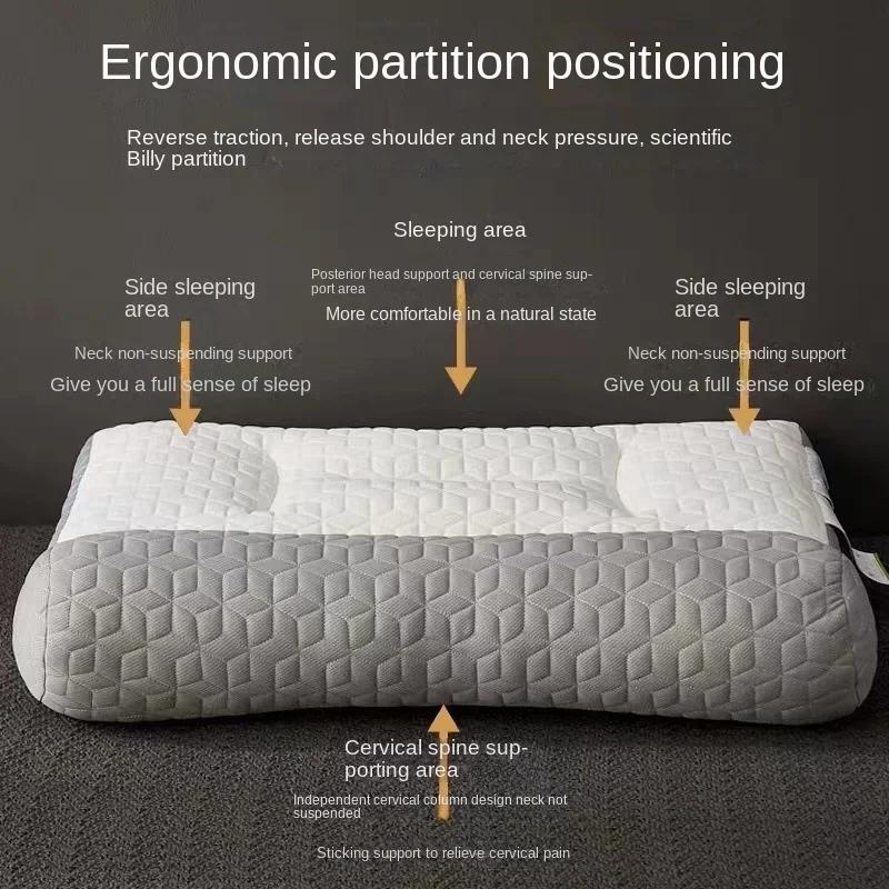 Hot Repair Cervical Massage Orthopedic Pillow For Sleeping Bed Neck Support Cushion Sleeping Pillows Bedroom Hotel Home Decor