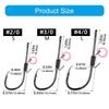 10Pcs Baitholder Fishing Hook Live Shrimp Live Catfishes Fishing Shrimp Holder Hook Carbon Steel Long Shank Barbed Hook