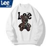 2025 Autumn/Winter Lee&mitoo Collaboration Men's Versatile Fleece-Lined Sweatshirt - Hong Kong Trend, Couple Style