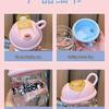 Cute High-Value Portable Glass Water Cup for Girls – Large Capacity, High-Temperature Resistant, Ideal for Students.