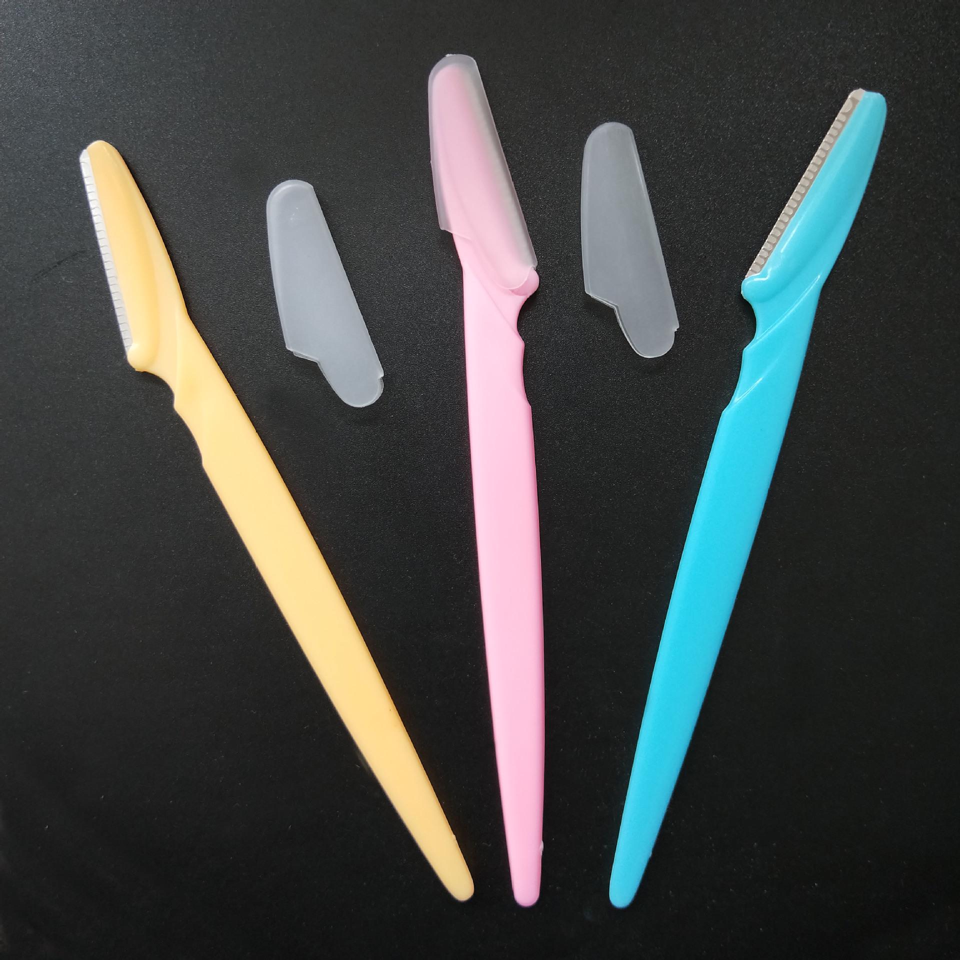 

Professional Stainless Steel Eyebrow Shaping Razor - Customizable Logo Available