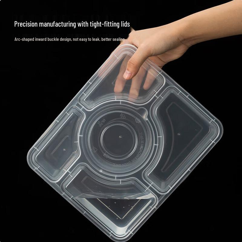 Xinyunfa 5-Compartment Disposable Food Container