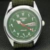 AUTOMATIC VINTAGE REFURBISHED SEIKO 5 JAPAN 6309A MENS GREEN WATCH a441220-4 Sk-a441220