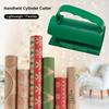 Geschenkpapierschneider mit Griff Weihnachtsgeschenk-Papierrollenschneider Manueller Schiebepapier-Bastelmesser-Rollen-Schiebelinienschneider