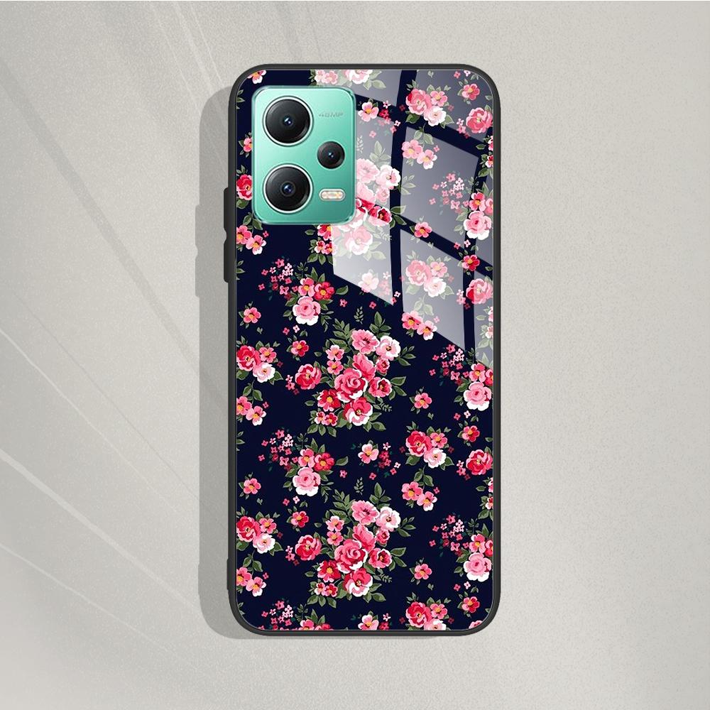 Gehärtetes Glas Handyhülle Für Xiaomi Poco X5 Pro 5G Rückseite Für Xiomi Poco X5 Pro X5pro Hülle Silikon Handy Schutzhüllen