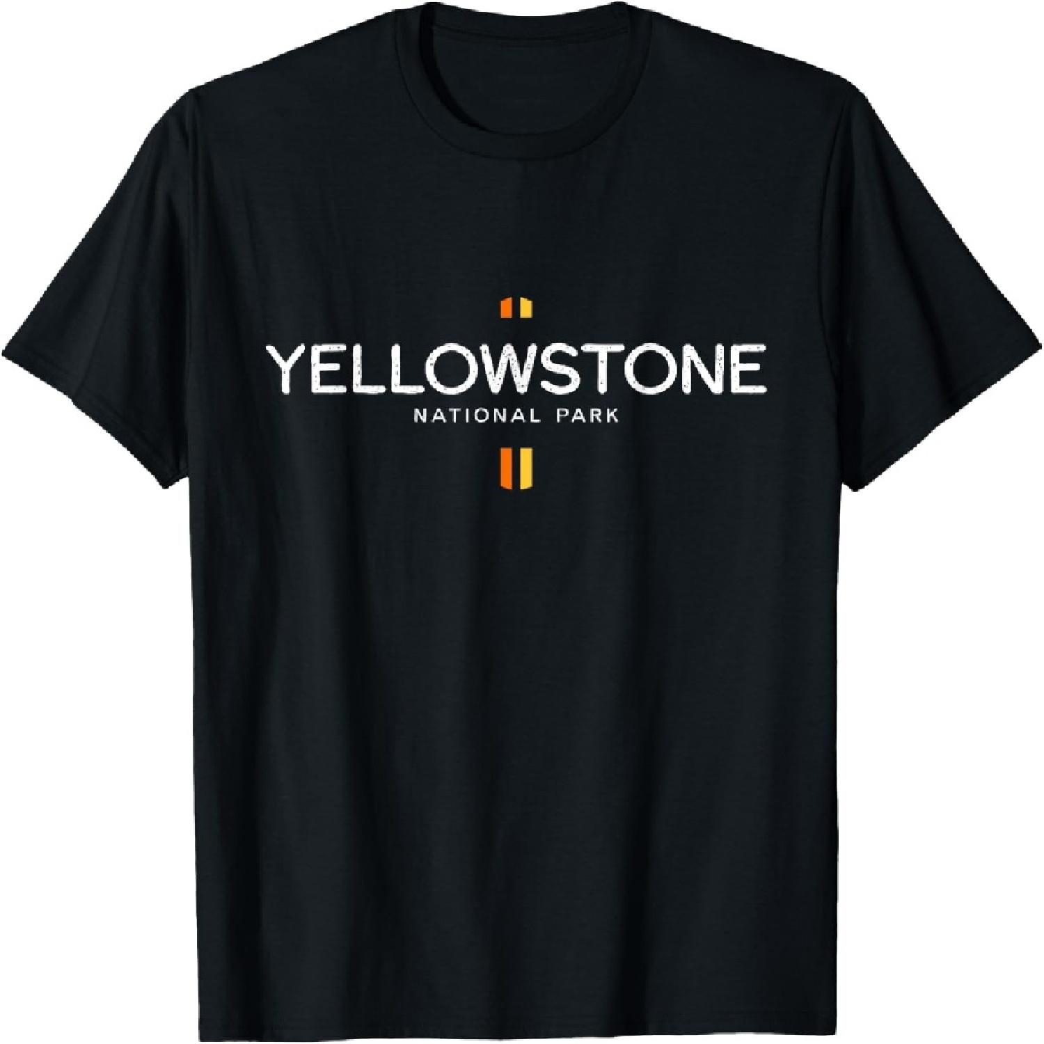 Yellowstone National Park Retro Vintage T-Shirt XXXXXL разноцветный