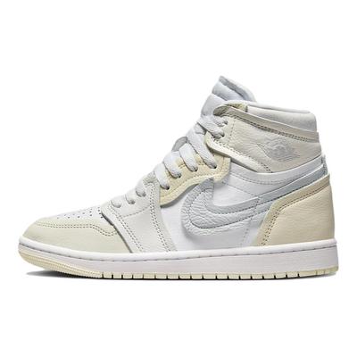 Air 1 High Method of Make Leche de Coco Zapatillas para Mujer Blanco Crema Platino Puro FB9891-100