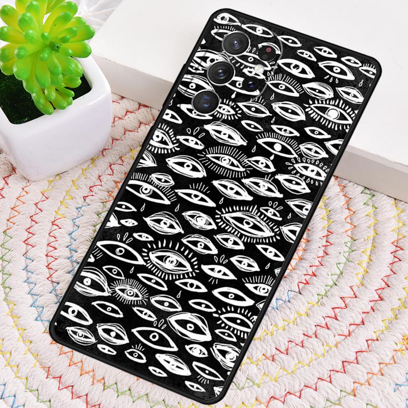 Eyes Pattern Phone Case for Samsung Galaxy Note 10 Pro S26 Ultra S23 S24 FE S25 S21 S22 PLUS Shockproof Cove