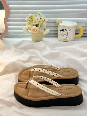 Fashion House Slippers Platform Shoes Slides Rubber Flip Flops Slipers Women Shale Female Beach Hawaiian 2025 Sabot Soft Summer Female S