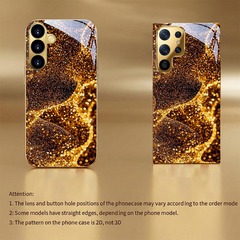 High-end PhoneCase Electroplated Glass TPU PhoneCase for Samsung Galaxy S26 S25 S24 S23 S22 S21 FE,Ultra,Plus Dropresistant