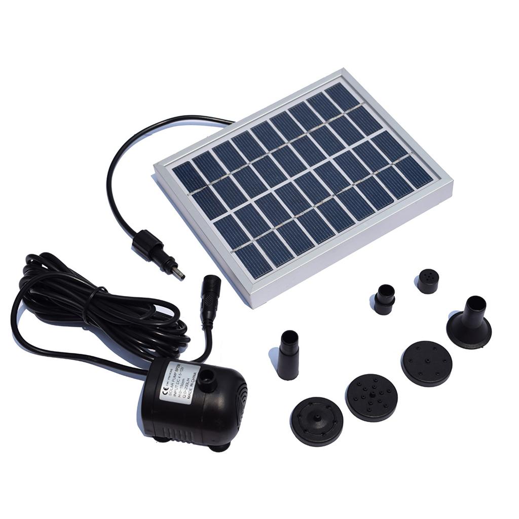 Small Type Landscape Pool Garden Fountains 9V 2W Solar Power Decorative Fountain Water Pump