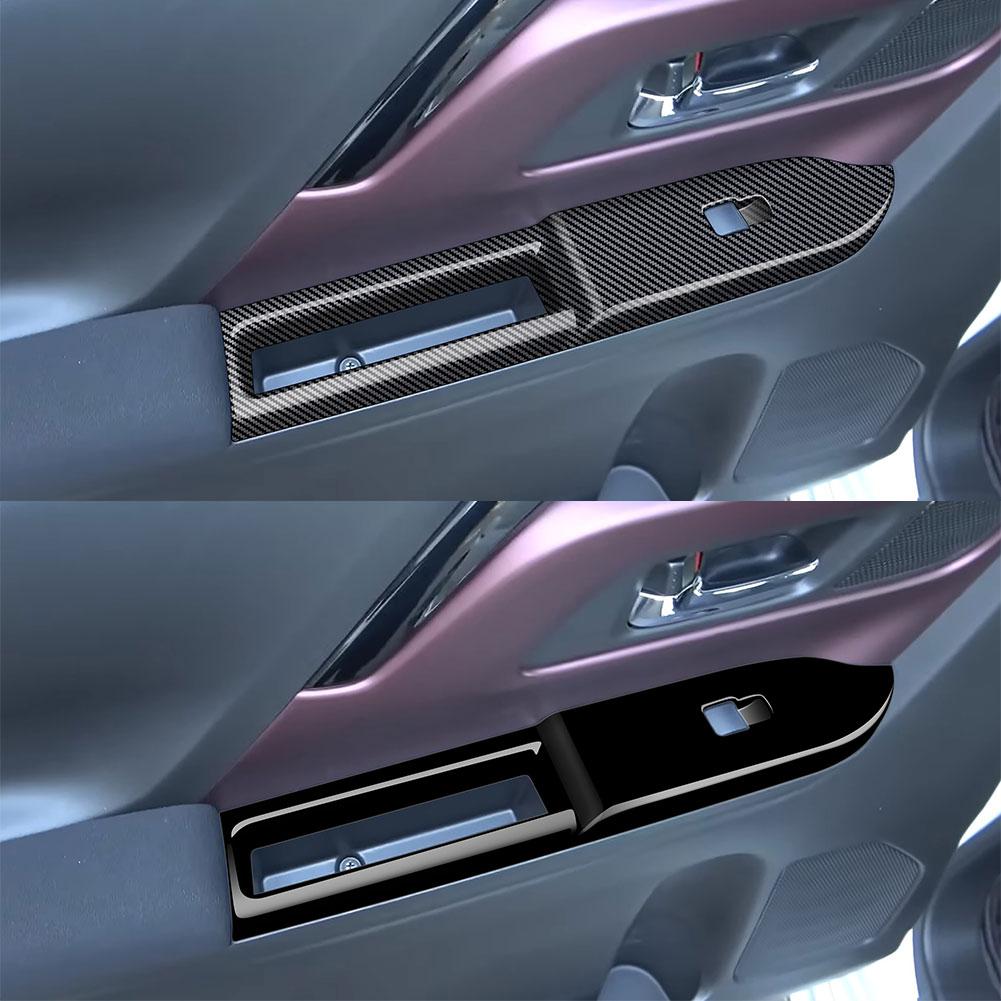 Window Glass Lift Switch Button Trim Frame For 2025 Suzuki Spacia Custom M K54S M K94S Car Door Armrest Cover Panel