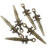 30PCS Metal Alloy Mini Sword Charm Small Pendant Jewelry Making Accessories Suitable for Jewelry Making and Crafts