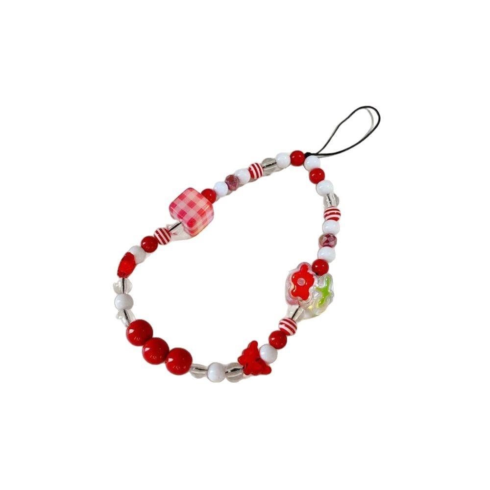 Fashion High-end Mobile Phone Lanyard Creative Girl Heart Handmade Beading a Variety of Styles Universal Mobile Phone Chain Advanced Sense