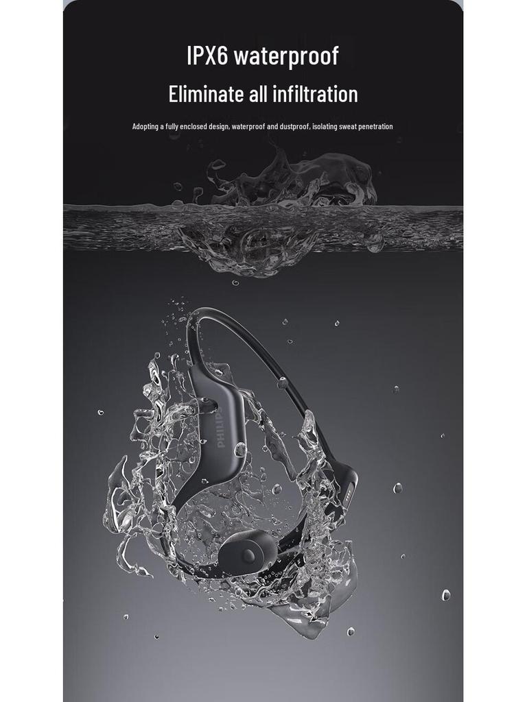 Philips TAA6609 Wasserdichte Open-Ear Knochenschall-Sportkopfhörer
