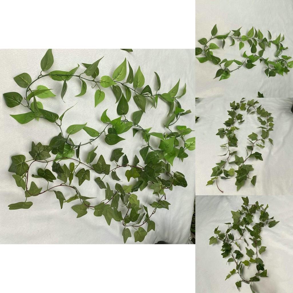 Green Vine Wall Art With Faux Plant Silk Screen Tape Ideal For Indoor Garden Decor