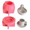 3D Candlestick Silicone Mold Frog Shaped Candle Stand Molds Candle Cup and Plate Mould Stylish Home Decorations Moulds