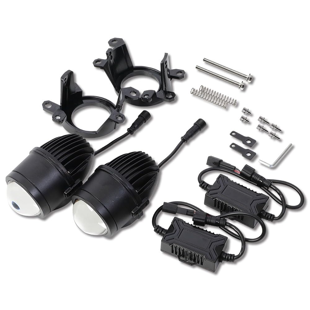 LED Projector Fog Lamp Unit for Land Cruiser 250 Land Cruiser LANDCRUISER 250 LED Custom Parts Projector Fog Lights S YOURS [Yellow 3000K] Dress-Up