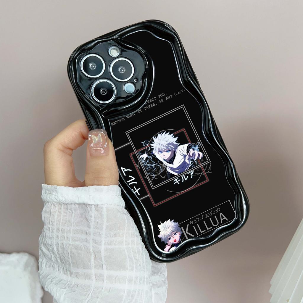 Ae82 Hunter X Hunter Anime Art Protective Phone Cases for Apple iPhone 16 15 14 13 Pro Max 11 12 mini XR 7 8 6s Plus XS Max SE Wave TPU Back Cover