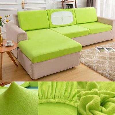 Fodera per cuscino per sedile in peluche lavabile rimovibile Fodera protettiva elastica per animali domestici Custodia per cuscino per divano per bambini per protezione di mobili