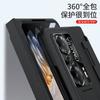 Slim Foldable Phone Case Honor Magic With Full Coverage Shockproof PC Shell Hidden Kickstand Matte Leather Finish