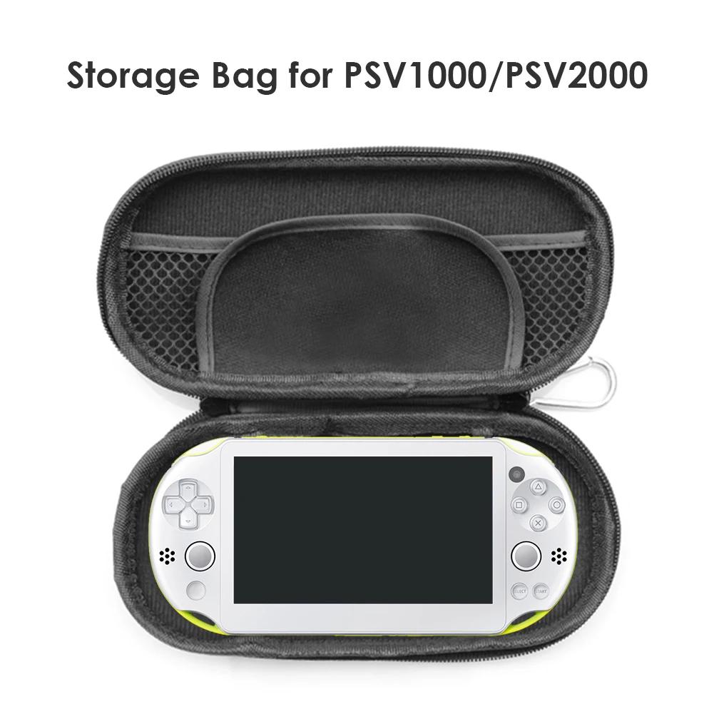 Bolsa Estojo Rígido EVA de Alta Qualidade Anti-choque Para Sony PSV 1000 GamePad Estojo Para PSVita 2000 Console Slim Bolsa de Transporte PS Vita