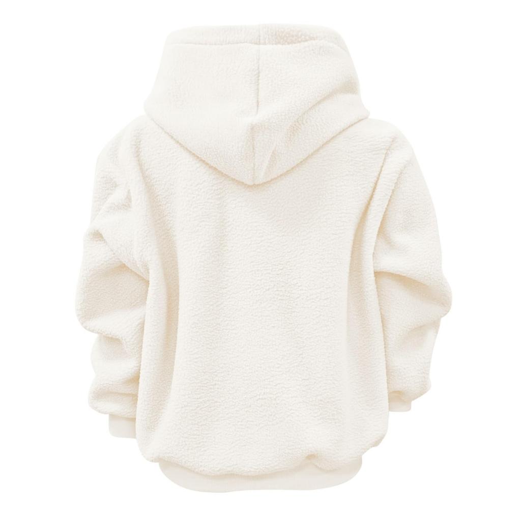 Pocket Style Pet In One Double-sided Plush Loose Fitting Hooded Sweatshirt For Both Men And Women