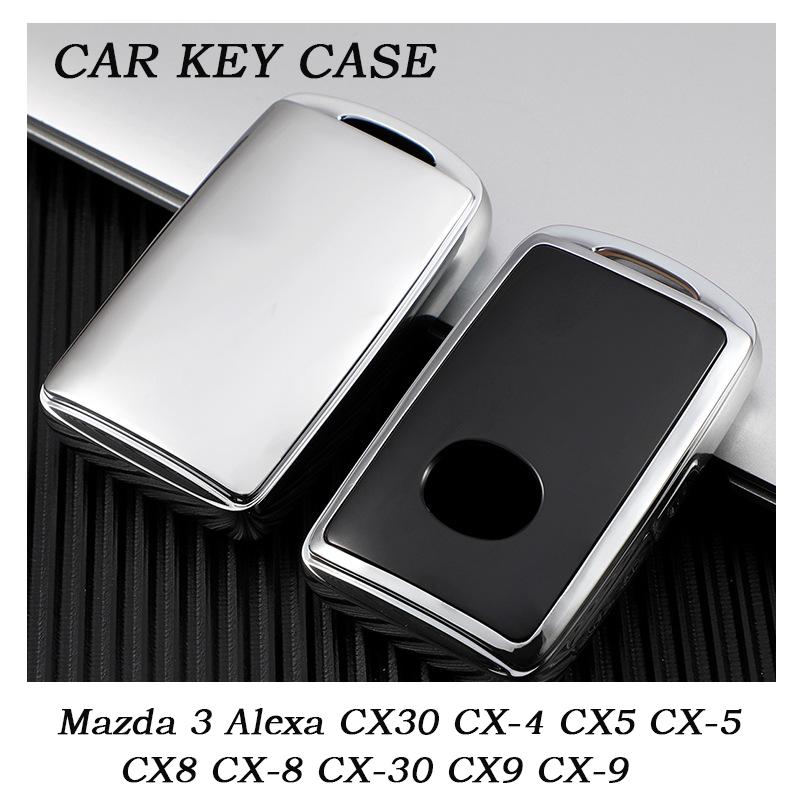 New TPU Auto Shell Protector Keyless Fob For Mazda 3 Alexa CX30 CX-4 CX5 CX-5 CX8 CX-8 CX-30 CX9 CX-9 TPU Car Key Case Cover Accessories