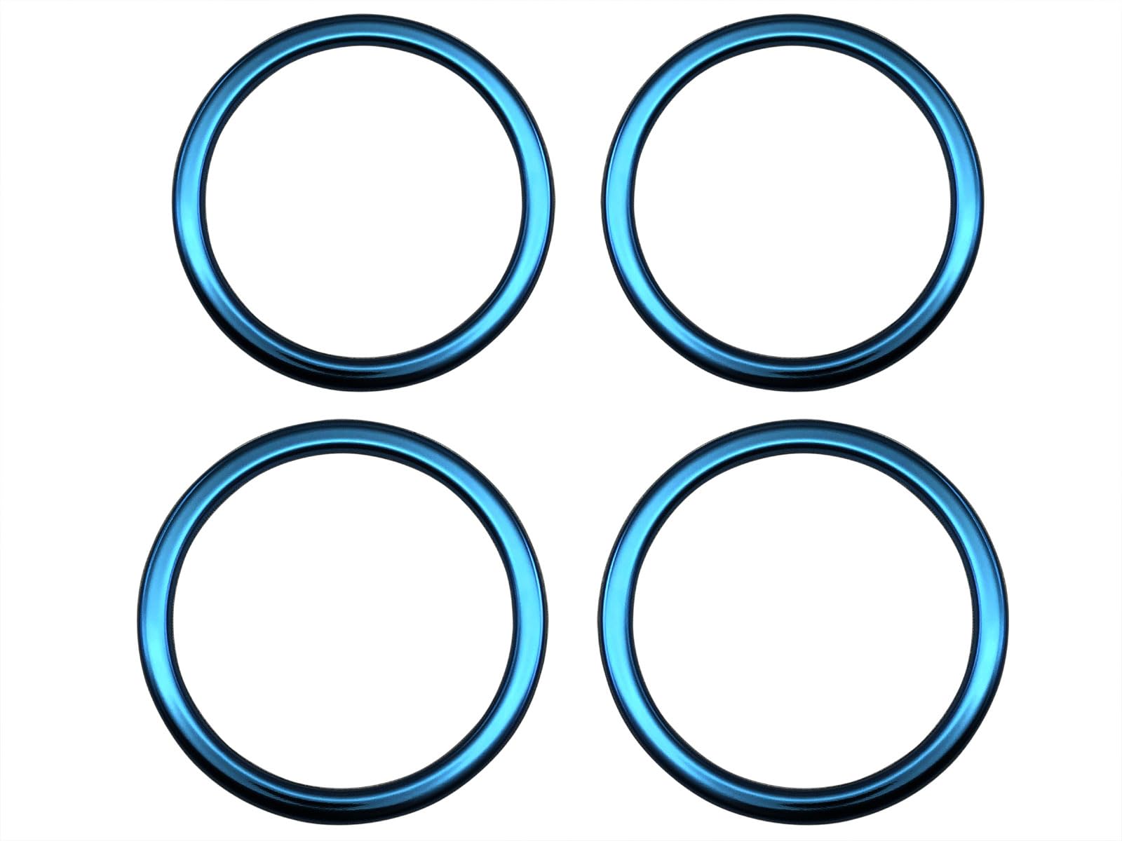 

BRIGHTZ WR-V DG5 Stainless Steel Wheel Center Cap Rings, 4-Piece, Blue [SID-ETC-SMA-056] WRV DG