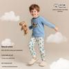 Boys' Pure Cotton Long Sleeve Pajama Set - Spring & Autumn