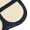 Modern Striped Bedroom Rug Soft Non-Slip Washable Bedside Foot Mat for Home Living Room Dorm Decoration