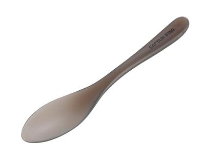 (KAPTEN STAG) Bestick Sked TPX Resin Hög Värmebeständig Sked Tillverkad i Japan L Storlek Rök G-FLOAT UH-3027