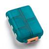 Portable Mini Pocket Pill Box 10 Compartment Small Pill Box Weekly Travel Pill Box Plastic Storage Box