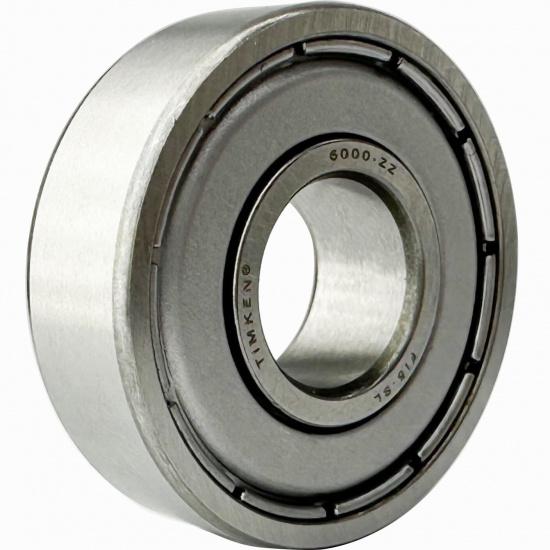4PACK TIMKEN 6000-ZZ Double Metal Seal Bearings 10x26x8 mm, Pre-Lubricated and Stable Performance and Cost Effective, Deep Groove Ball Bearings.