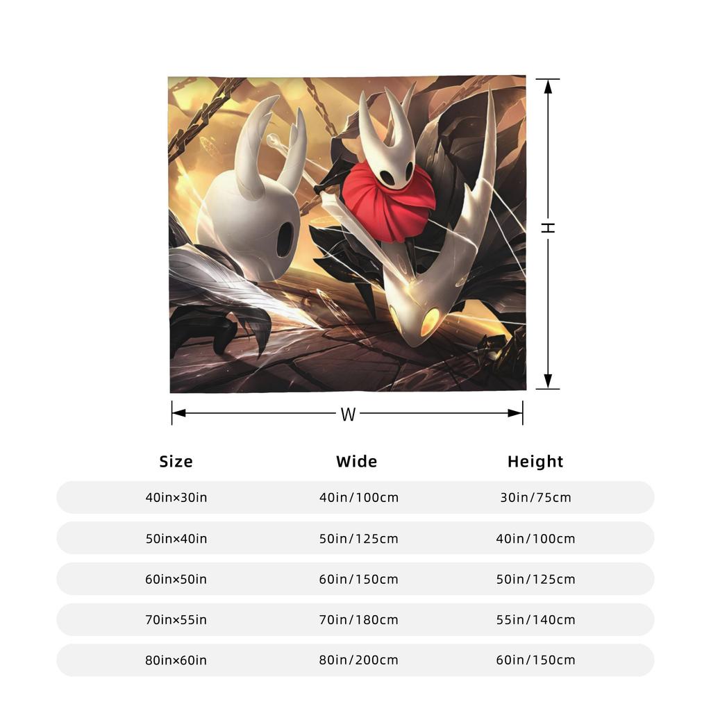 Hollow Knight Silksong Flauschige Decke Cartoon Individuelle Überwurfdecke für Zuhause 200x150cm Plüsch Dünne Steppdecke