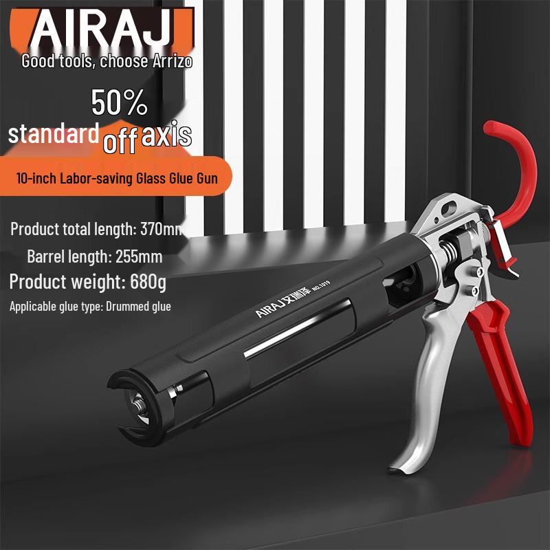 Arrizo Automatic Glue Gun - Effort-Saving, Structural Adhesive & Caulking Tool for Sealing and Decoration.