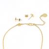 Marc Jacobs Jewelry Pendant and Earring Set J341MT1PF21 Necklace Women's (962 Gold/Crystal) [Pre-owned]