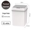 Smart Sensor Trash Can with Lid for Kitchen & Bathroom - Stylish Design, Perfect for Home & Gift Use