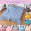 Water Wash Cotton Summer Quilt With Active Dyeing For Bedroom And Dormitory Use