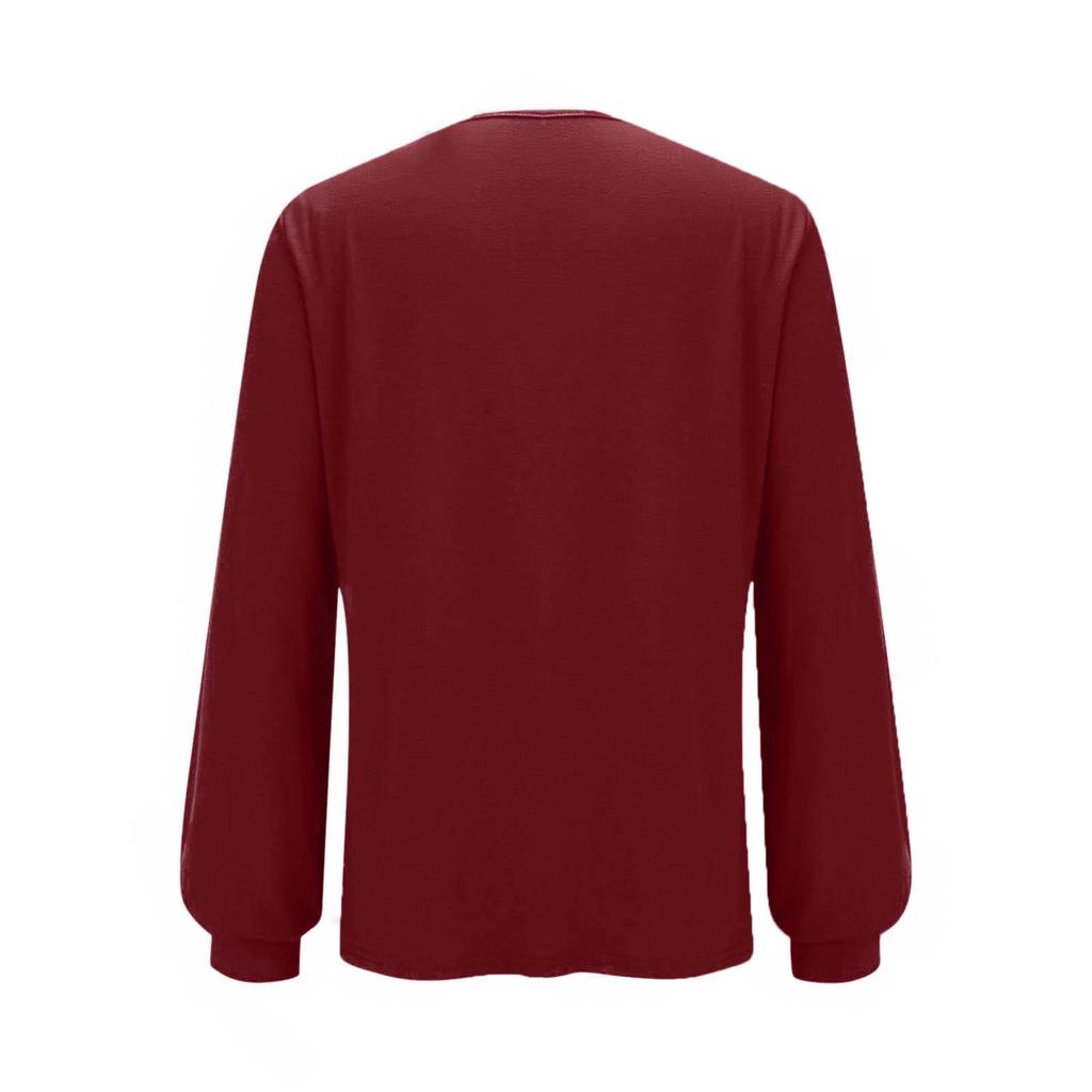 2025 European & American Women's Casual Sequin Round Neck Long Sleeve Pullover