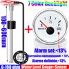 100~600MM Water Level Sensor+52mm Water Level Gauge with Alarm 7 Color Light Water Tank Meter Indicator for Auto Car Boat