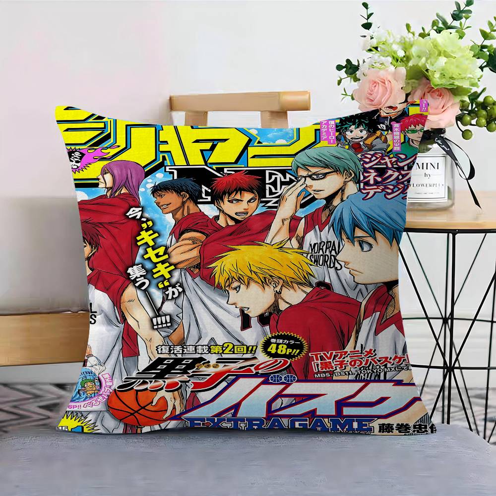 Anime Kurokos Basketball Pillow Anime Pillow Sofa Bed Head Pillow Cover Cushion Cover 45x45 Cm Fashion