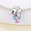 Orstarry 925 Silber Cartoonfigur Meerjungfrau Original Anhänger Armband Charms Passend Schmuck Party Perlen DIY Feine Geschenke