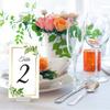 12pcs Slotted Name Place Card Sign Display Stands Clear Acrylic Stand for Wedding Photo Office Menu Meeting Party Supply
