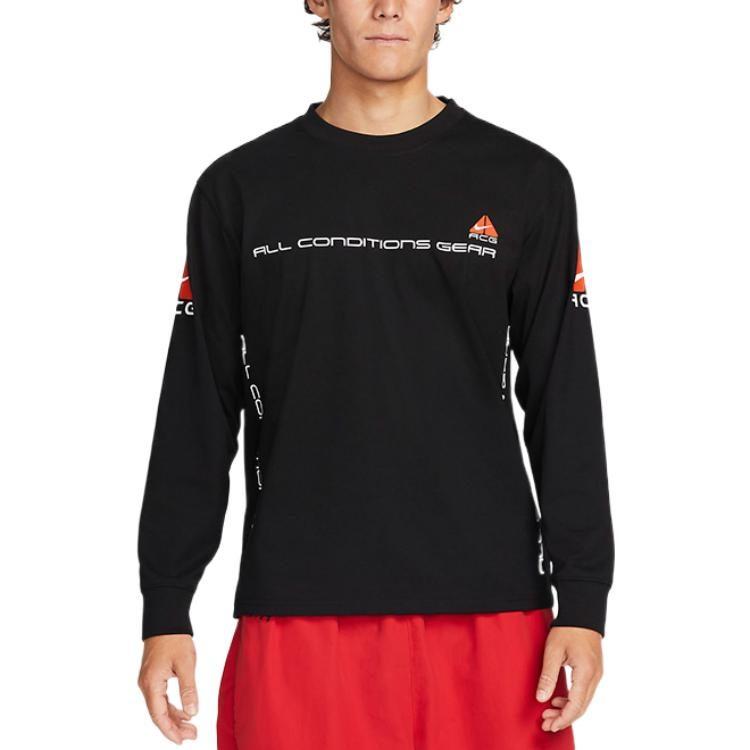 Nike Sweatshirts Men's Black Crew Neck Moderate Regular DV9639-010