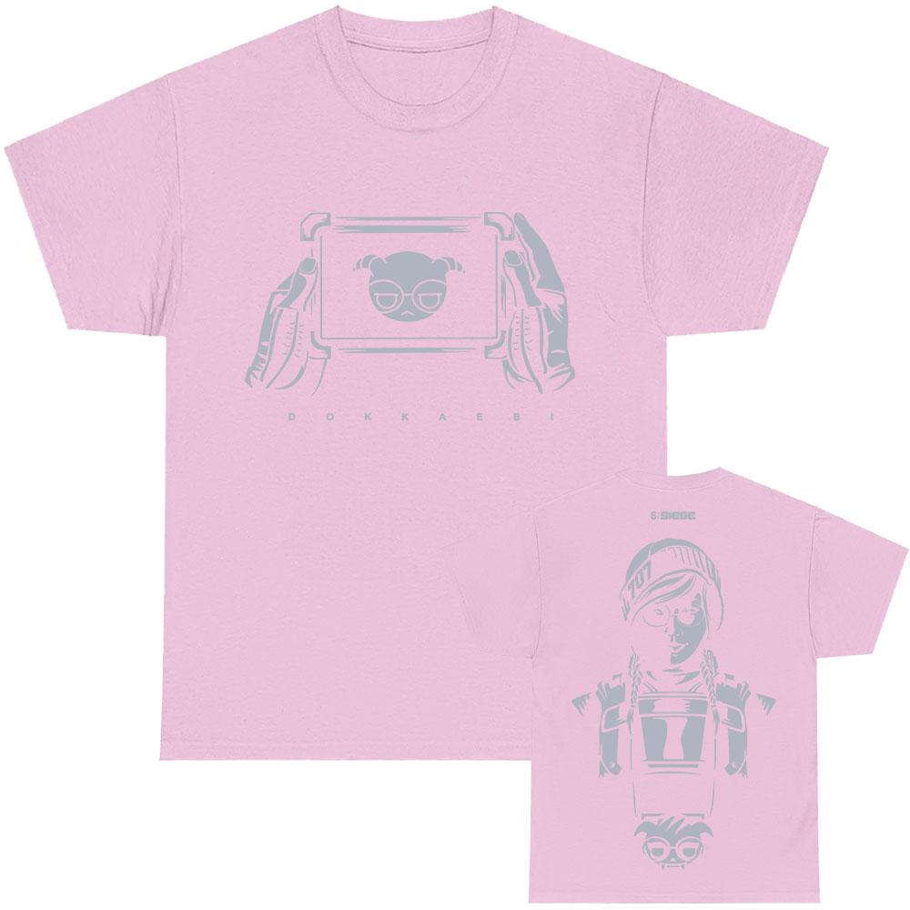 Rainbow6 Six Siege Dokkaebi Tshirt Unisex Streetwear Short Sleeve Cotton UnisexWomen Tshirt Hot Game Graphic Printing Merch Tees