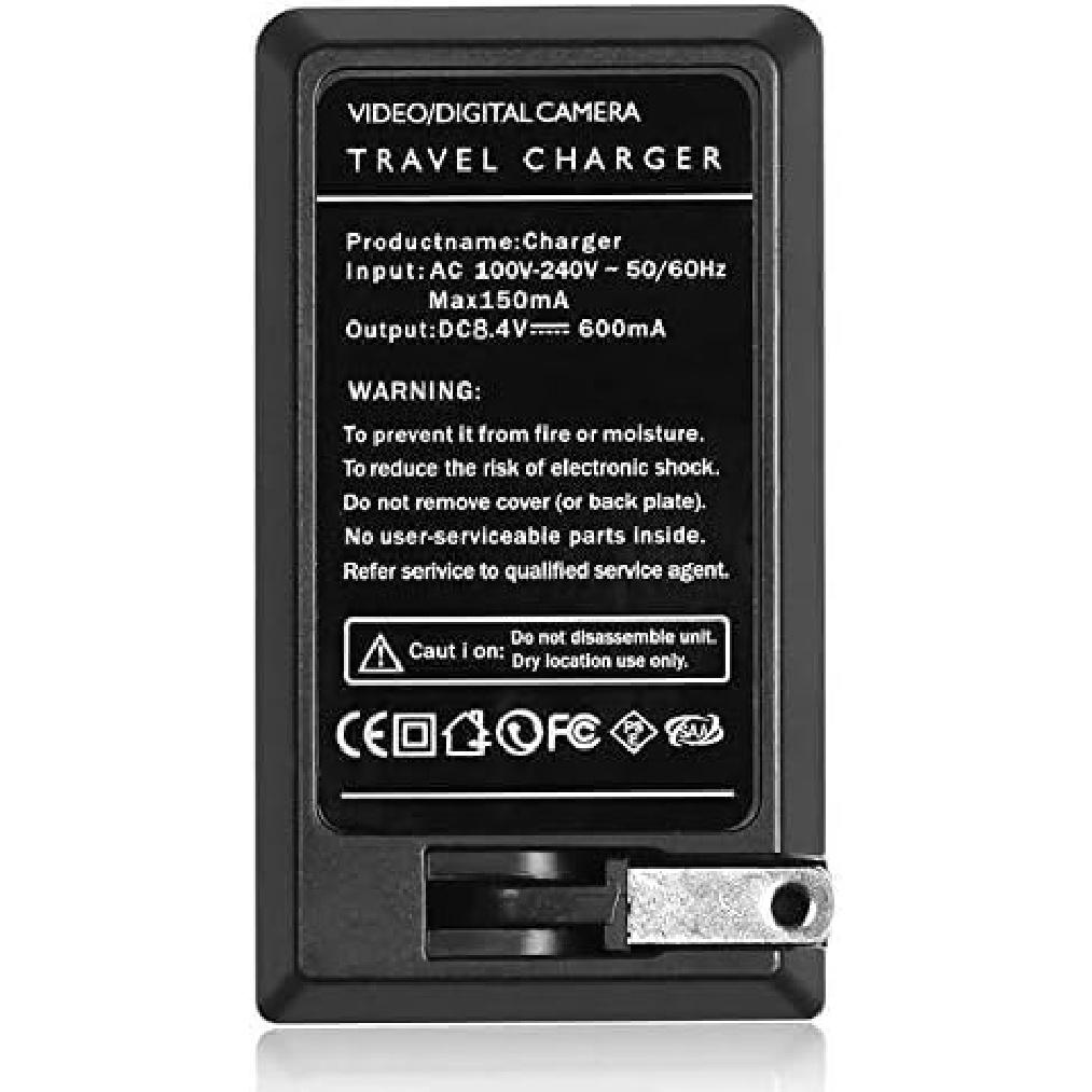 Зарядное устройство LP-E8 Replacement для Canon LP-E8 / LC-E8 – Сетевое и автомобильное зарядное устройство, Безопасная быстрая зарядка