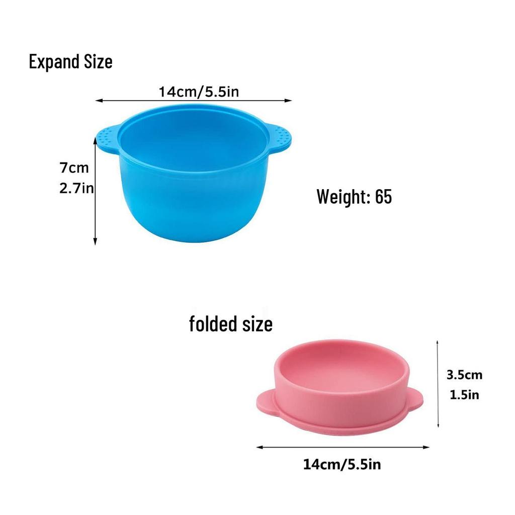 Heat-Resistant Silicone Wax Melting Bowl for Depilatory and DIY Masks