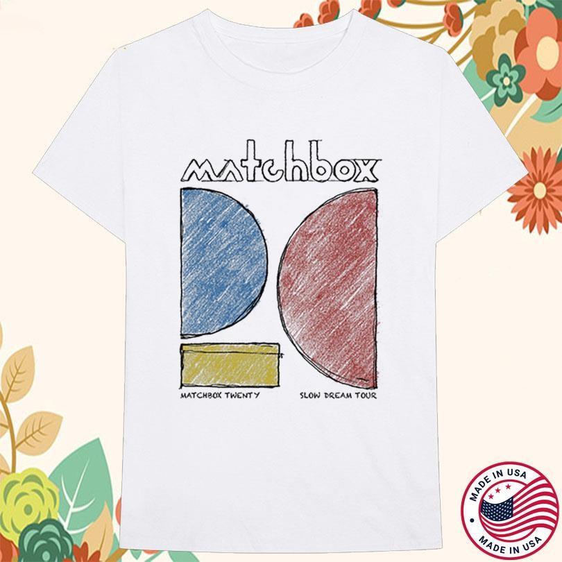 

NEW Matchbox Twenty Slow Dream Tour Cotton White All Size T Shirt UR828 Unisex T-Shirt XXL